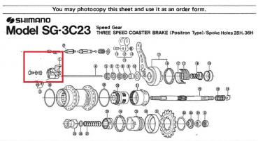 UMLENKKOERPER SHIMANO